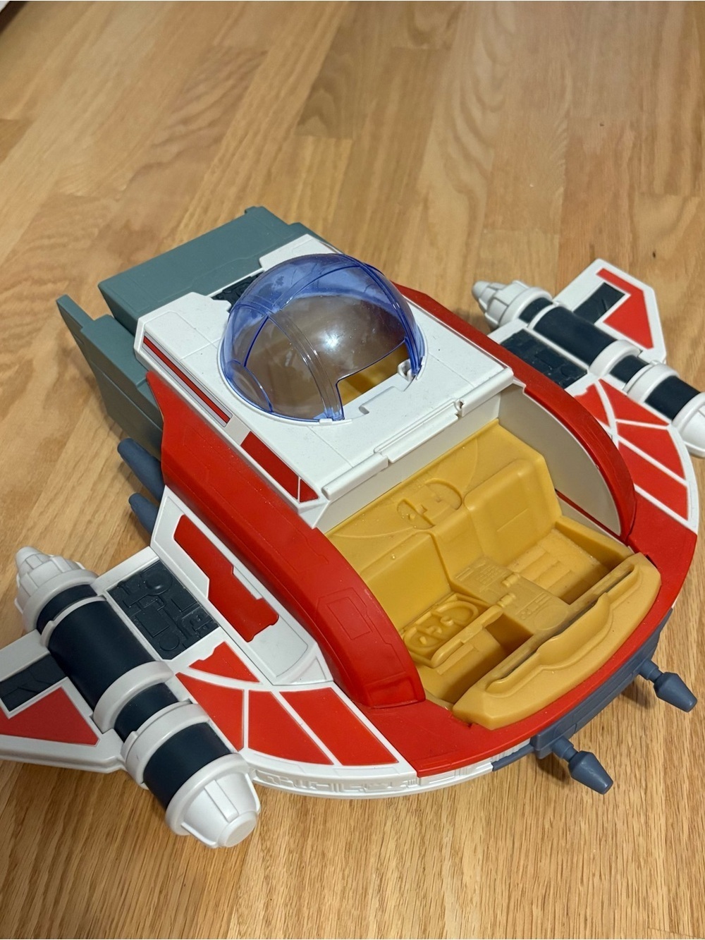 Star Wars Crimson Firehawk Young Jedi Adventures Spaceship Toy